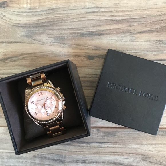 Rose Gold Michael Kors Watch